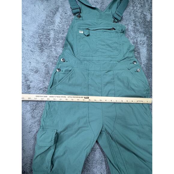 Duluth Trading Co Overalls Womens Sx31 Fir Green Ripstop Heirloom Gardening Bibs - Picture 7 of 13